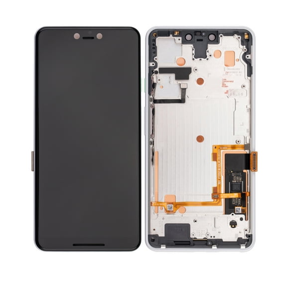 Replacement OLED Assembly With Frame Compatible For Google Pixel 3 XL (Refurbished) (White)
