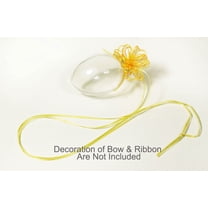 Crystal Easter Eggs Plastic Fillable Easter Decoration Lot of 12