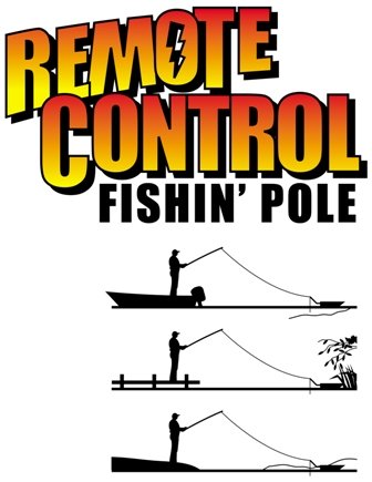 remote control fishing pole