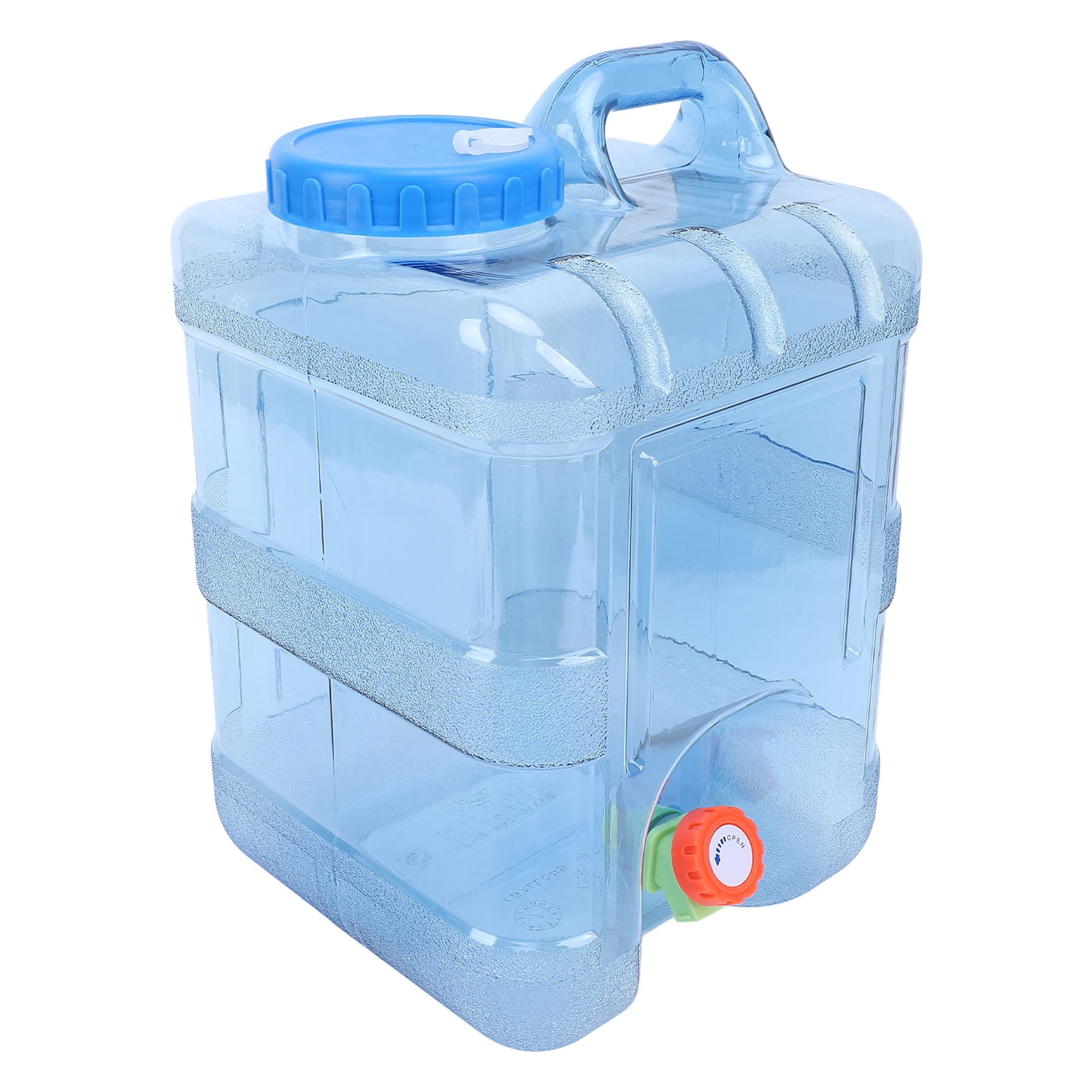 RV Water Tank, Robust PC Construction 15L Camper Water Container Portable with Sealed Cover for Trailers Motorhome
