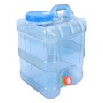 thumbnail image 1 of Réservoir d'Eau RV, Construction Robuste PC 15L Conteneur d'Eau Portable avec Couvercle Scellé pour Remorques Véhicule Récréatif, 1 of 7