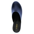 thumbnail image 3 of YDN Women Comfortable Almond Closed Toe Slip On Mules Cozy Platform Chunky High Heel Sandals Party Dress Daily Shoes Size 7 Blue, 3 of 4