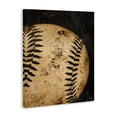 thumbnail image 3 of Stupell Industries Vintage Baseball Close Up Sports & Sports Teams Painting Wrapped Canvas Canvas Art Print Wall Art, 24 x 30, 3 of 7
