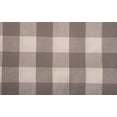 thumbnail image 2 of Buffalo Check Gray and Cream 72" x 36" Cotton Curtain Curtain Tiers by Primitive Home Decors, 2 of 2