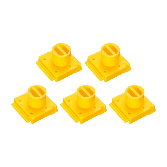 Uxcell 5Pack Beehive Ventilation Window Honeycomb Opening Nest Door Entrance Gate Yellow