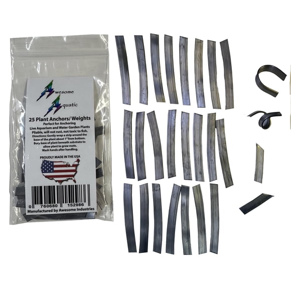Pack de 25 cintas de plomo Plant Anchors para plantas vivas