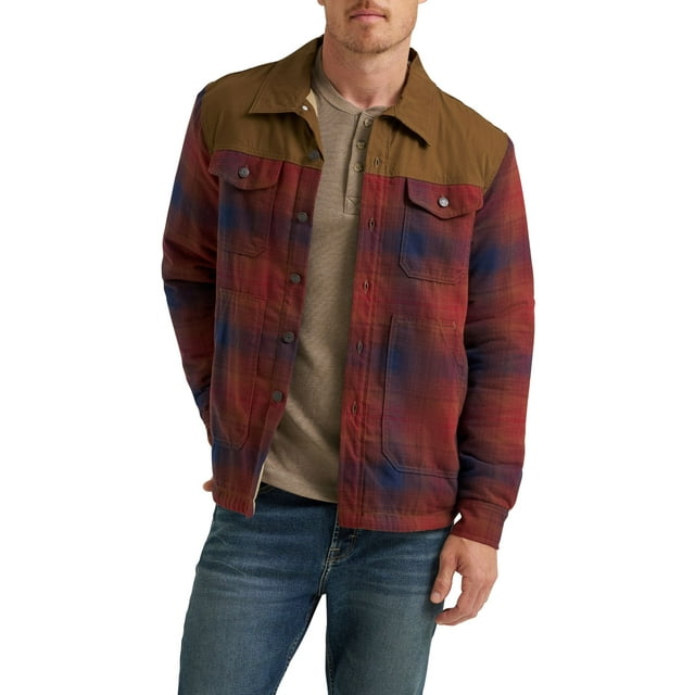 Wrangler® Men's Heavyweight Sherpa Lined Regular Fit Shirt Jacket