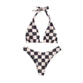thumbnail image 1 of Bikini ZAFUL Triangle de 2 piezas, halter, corte alto, para mujer, 1 of 6