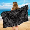 thumbnail image 6 of XYZCANDO Car Seat Cover Non-Slip Car Seat Towel Protector for Travel Running, Car Seat Cover Towel Soft, Spider Web Design, 6 of 11