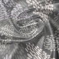 thumbnail image 7 of Ambesonne Floral Valance & Curtain, Abstract Dahlia Flowers, 55"x45", Grey Dimgrey and Coconut, 7 of 7