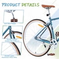 thumbnail image 5 of 700C Road Bike, Single Speed City Bicycle with Steel Frame and Double Caliper Brakes, Modern Adult Bike with Anti-Skid Pedals, 200LBS Capacity, 5 of 5