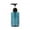 Blue, variant on Shampoo Bottles with Pump, 10oz Empty Refillable Shower Bottle, 300ml Plastic Reusable Squeeze Lotion Dispenser for Shampoo and Conditioner Body Wash Liquid Soap Gel Bathroom Hotel Gray 300ml