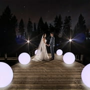 Modern Home LED Glowing Sphere w/Infrared Remote Control (20 inch)