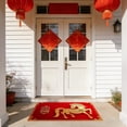 thumbnail image 2 of zhangmingg 2026 Année du Velours Tapis d'Entrée Non Bienvenue pour Maison et Porte d'Entrée, 2 of 5