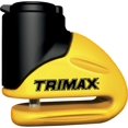 thumbnail image 2 of Trimax Hard Metal Disc Lock Yellow 5.5Mm Pin W/Pouch & Reminder Cable, 2 of 4