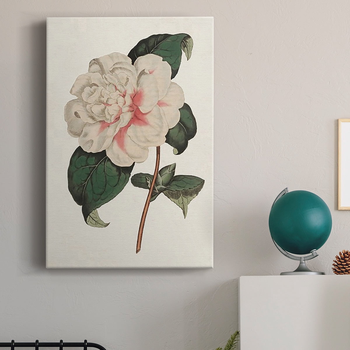 Pink Floral Mix VIII Premium Gallery Wrapped Canvas - Ready to Hang