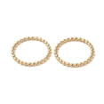 thumbnail image 2 of 20pc Ion Plating(IP) 304 Stainless Steel Linking Ring Round Bead Ring Real 18K Gold Plated 12.5x1mm Inner Diameter: 10mm, 2 of 2