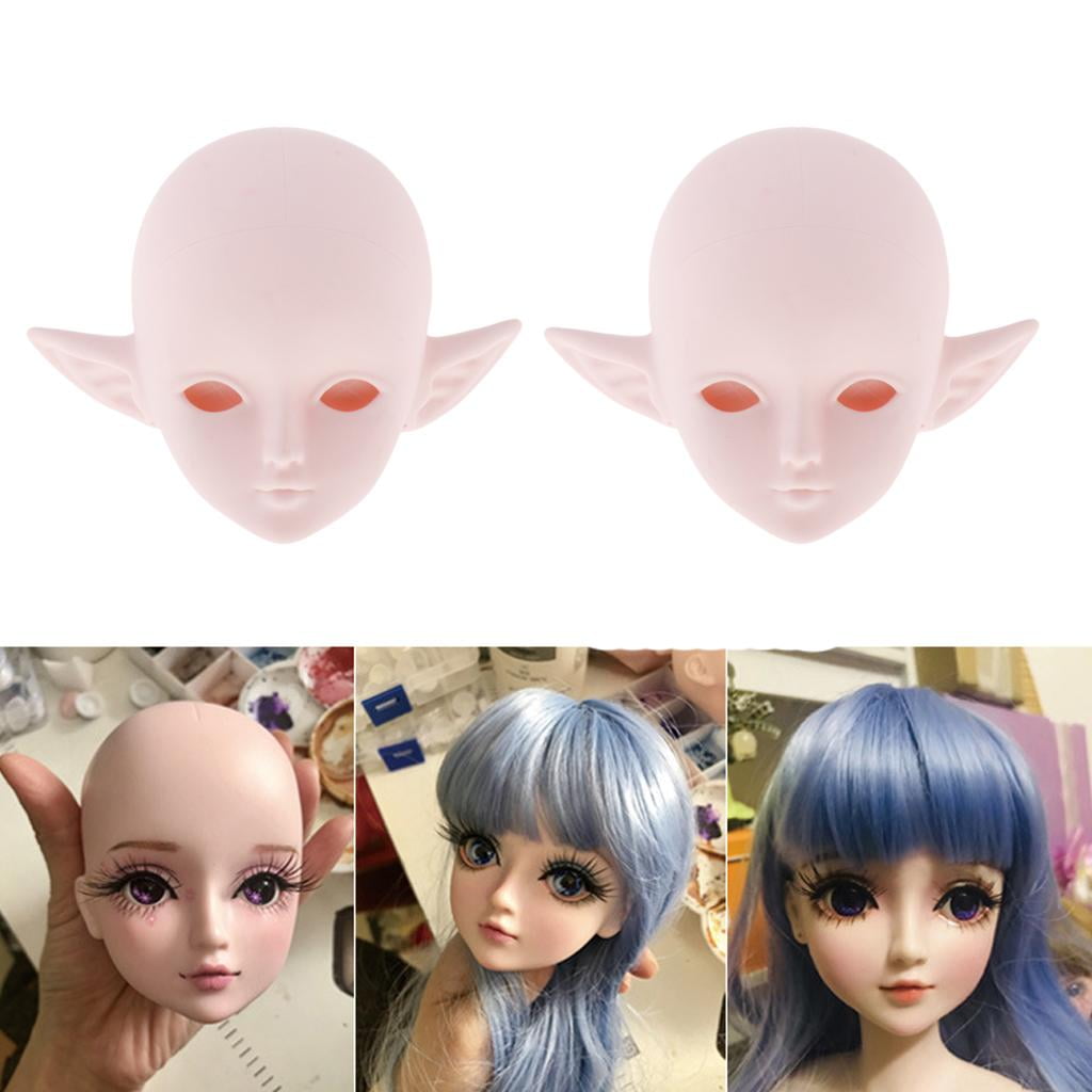 s 1/ ball Jointed Doll Head Sculpt Elf Ear Without Eyes For 60cm Dolls