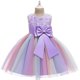 thumbnail image 3 of Vestido de verano de unicornio grande para niñas, vestido de princesa, vestido para niñas, falda abullonada, 3 of 5