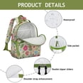 thumbnail image 4 of Boho Bohemia Flower Backpack for School,Cute School Bag,Schoolbag with Adjustable Shoulder Straps & Padded Back,15.25"x11.5"x5.25", 4 of 6