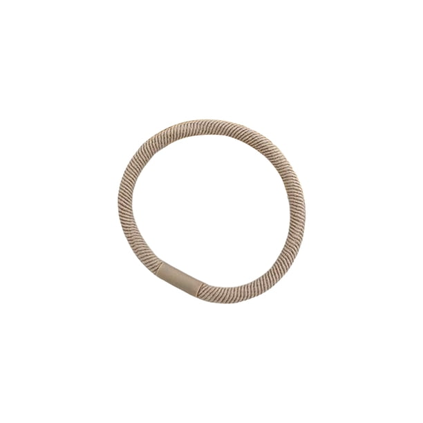 Guardurnaity Anillo elástico para el pelo, corbata para festival, fiesta de cumpleaños, boda, viaje, escuela, trabajo, cuerda, tocado portátil para mujer y Accesorio para el cabello Beige Guardurnaity AP018021-02