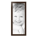 thumbnail image 2 of ArtToFrames 9" x 22" Walnut Picture Frame, 9x22 inch Brown MDF Poster Frame (WOM-4094),  Pack, 2 of 8