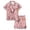 Pink, variant on Vrotazzy Pjs for Girls,Girls Set Short Sleeve Shorts Pajamas Cute Dog Print Comfortable Loungewear for Kids Soft Casual Outfit Two Piece,6-7 Years