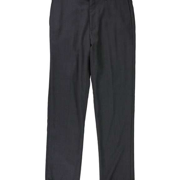 Ralph Lauren Mens Houndstooth Dress Pants Slacks, Black, 32W x 32L