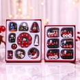 thumbnail image 5 of 2 juegos de mini adornos navideños de madera Adornos para árboles de Navidad para rellenos de medias Rellenos Vacaciones Adornos, 5 of 5