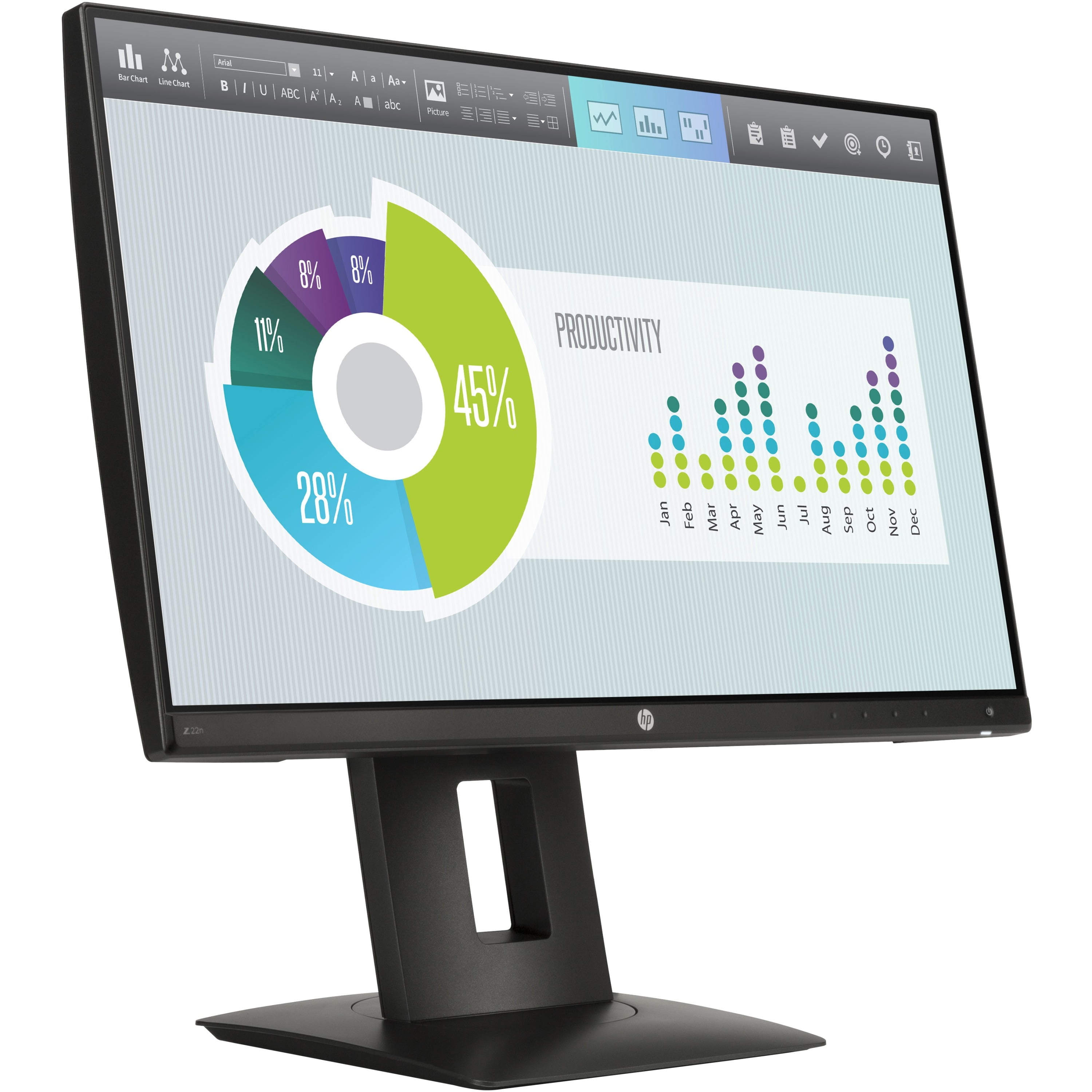 HP Business Z22n 21.5" LED LCD Monitor 169 7 ms 1920 x