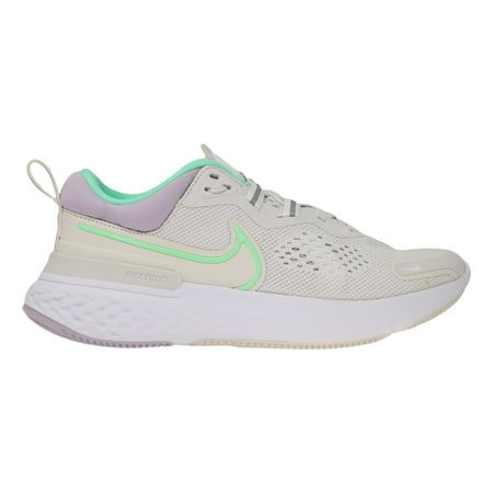 Nike React Miler 2 Platinum Tint/Green Glow-White CW7136-002 Women's Size 6 Medium