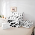 thumbnail image 6 of Castle Fairy Black Ribbon Bow Twin Bedding Sets,Polka Dots Bedding Comforter Set, 6 of 8