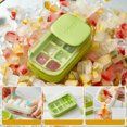 thumbnail image 4 of Ice Cube Tray Ice Tray 8 Cavity Reusable Silicone Material with Easy Release for Quick Freezing Freezer Mould with Nonstick Build for Home Kitchen Picnic Camping, 4 of 8