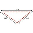 thumbnail image 4 of 2 Pack Plain Dog Bandanas Green Scarf Reversible Cotton for Small Medium Large Dogs, 4 of 4