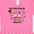 thumbnail image 3 of Inktastic My Brother Graduated and I'm Super Proud Gift Baby Girl Dress, 3 of 4