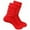 Red, variant on COUVER Womens Slouch Socks Cotton Stretch Crew Length, Gold, 9-11, 1 Pair
