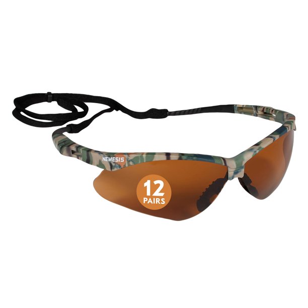 Anteojos de Seguridad KLEENGUARD V30 Nemesis Bronce Camuflaje 12 Pares