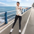 thumbnail image 6 of FORMRS Womens Long Sleeve Shirts UPF 50+ Sun Protection Quick Dry Fishing Hiking Tops, Size S-2XL, Orange Floral Blooms, 6 of 8