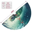 thumbnail image 2 of KLL 36" Christmas Tree Skirt Watercolor Turtle5 Xmas Tree Skirts Mat for New Year Xmas Holiday Party Indoor Outdoor Home Decoration, 2 of 5