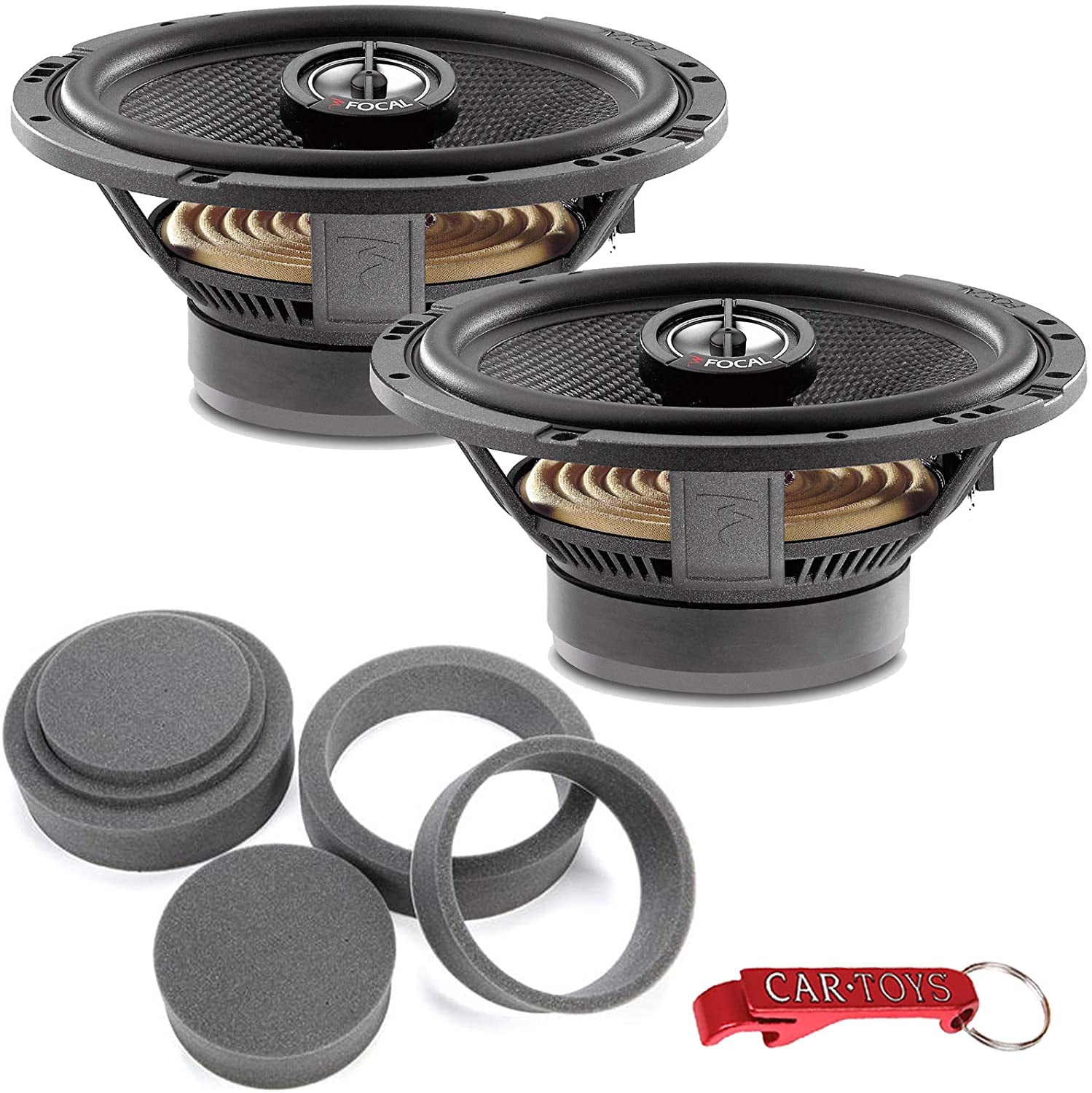 Fabel Bacteriën Goodwill Focal 165CA1 SG 2-Way 6.5-inch Coaxial Car Speakers Bundle with Fast Rings  3-Pc Audio Enhancement Kit. Rings Increase Mid-Bass, Reduce Vibration and  Rear Reflection for Low Distortion - Walmart.com