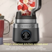 Ninja CrushBOSS 3-in-1 72 Oz Kitchen System, 1850 Peak Watts, SmoothSense, 3 Smart Presets, XL 72-oz Pitcher, BlendBOSS Tumbler, TotalPrepBOSS Food Processor, LB400 Onyx