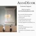 thumbnail image 7 of 5 Light 22" Modern Classic Linen Drum Matte Vintage Silver Chandelier for Dining Room, Bedroom, or Living Room, 7 of 7