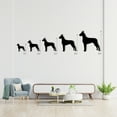 thumbnail image 4 of Great Dane Metal Wall Sign | Dog Breed Silhouette Wall Decor | Indoor Outdoor Decor for Pet Lovers | Solid Steel Home Decor Decorative Accent Metal Art Wall Sign | Metal Wall Art Made in USA, 4 of 6