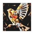 thumbnail image 2 of "Finch in Flight Vibrance" - Canvas, 2 of 25