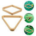 thumbnail image 1 of OUNONA 2Pcs Portable Pool Ball Rack in Solid Wood with Stable Framework for Professional Billiards, 1 of 6