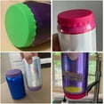 thumbnail image 5 of 6-Pack Vibrant Silicone Soda Can Lids Set! BPA-Free Reusable Can Covers in 6 Colors – Perfect Can Stoppers for Soda, Beer & Juice (Fits Standard 12oz Cans, Leak-Proof), 5 of 5