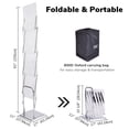 thumbnail image 3 of InstaHibit 4 Clear Pocket Foldable Magazine Brochure Portable Pop Up Rack Books Literature Holder Display Stand, 3 of 9
