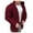 Red, variant on Akiihool Cardigan for Men Casual Men's Ruffle Shawl Collar Cardigan Open Front Lightweight Sweaters Button Down Cable Knitted Sweater (Grey,L)