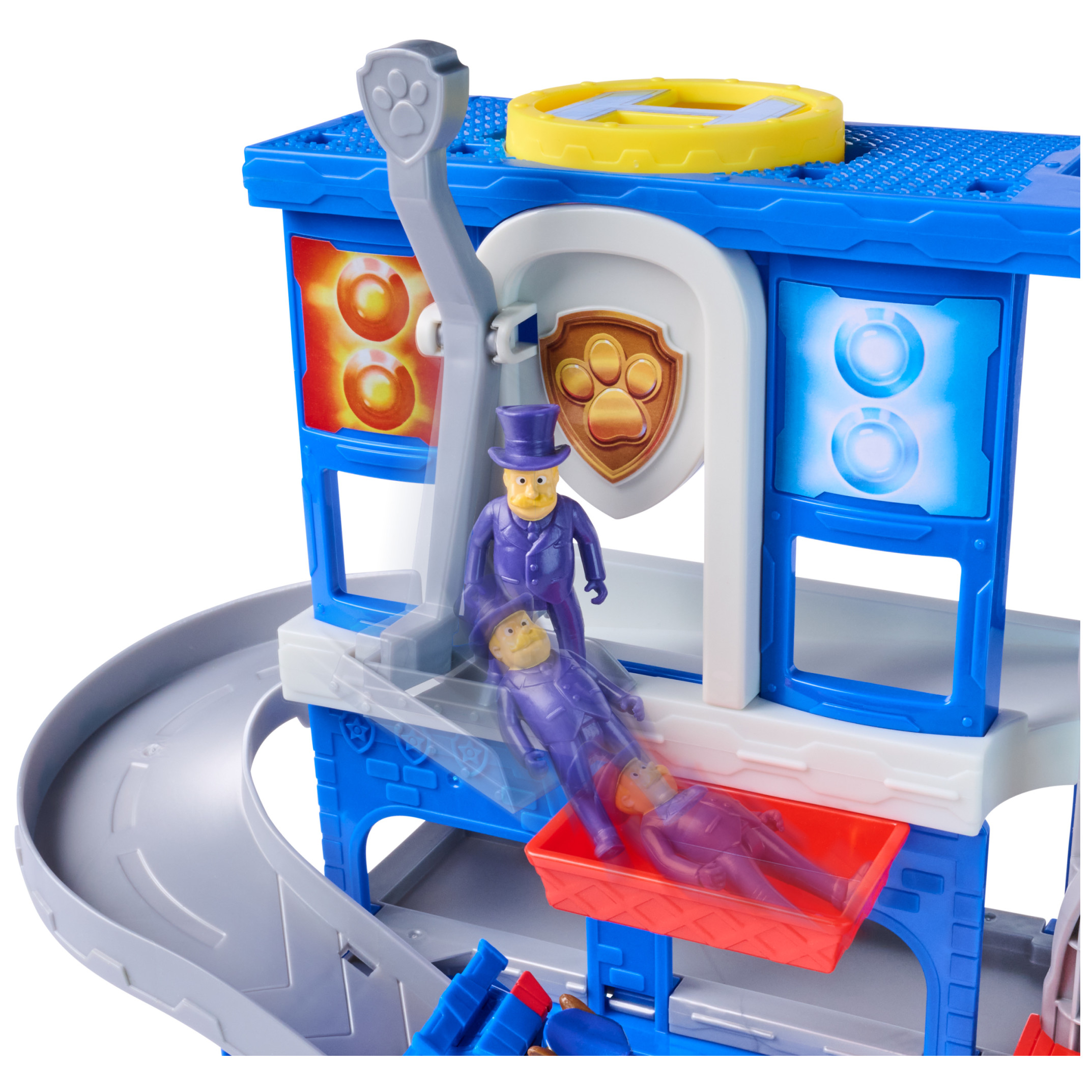 PAW Patrol: Pup Squad, Search & Rescue HQ Playset with Chase Pup Squad Racer & 2 Figures