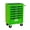 Green, variant on 5 Drawers Metal Rolling Tool Cart with Wheels for Garage Workshop, Red&Black Multifunctional Tool Cabinet Storage with Stainless Steel Roof